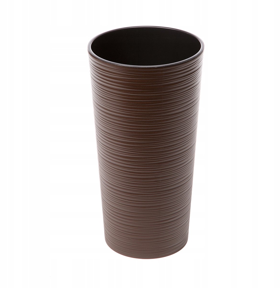 Lilia Bloempot met Inzet H36 Ø19cm Mokka