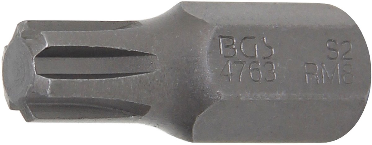 BGS Bitsaandrijving buitenzeskant 10 mm (3/8") wigprofiel (v...
