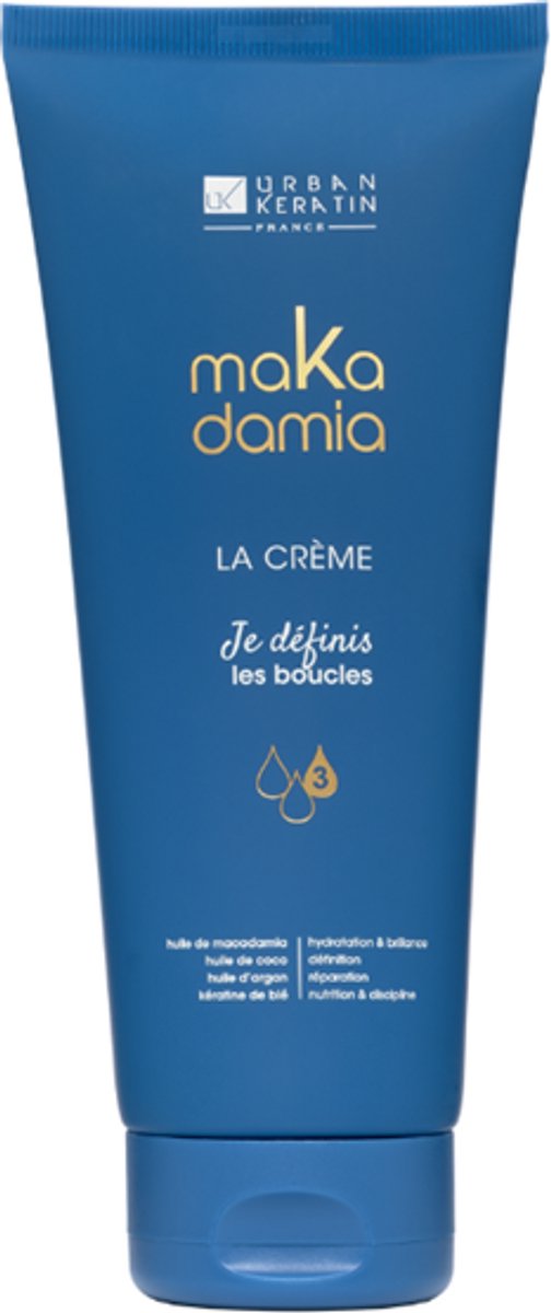 Crème boucle Je Définis Makadamia URBAN KERATIN 200ML