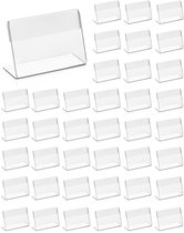Zeayebsr 8 Pièces Porte-Étiquettes Transparents A5 - Pochettes Autocollantes Horizontal