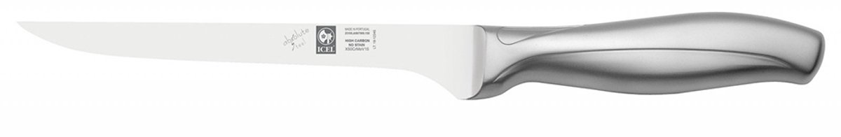 ICEL - Absolute Steel - Fileermes - 15cm lemmet - RVS