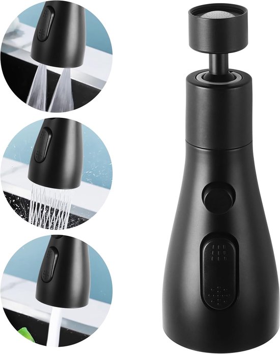 360° draaibare keukenkraan-opzetstuk, waterkraanverlenging