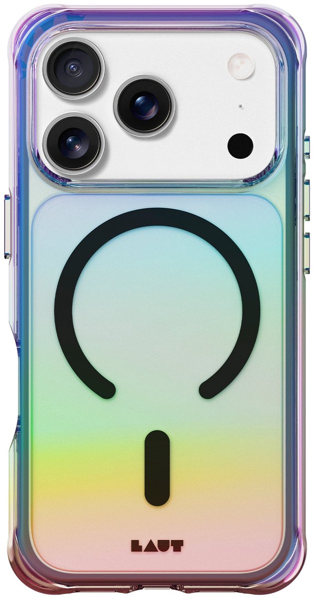 LAUT AERO HOLO mobiele telefoon behuizingen 17,5 cm (6.9") Hoes Meerkleurig, Transparant