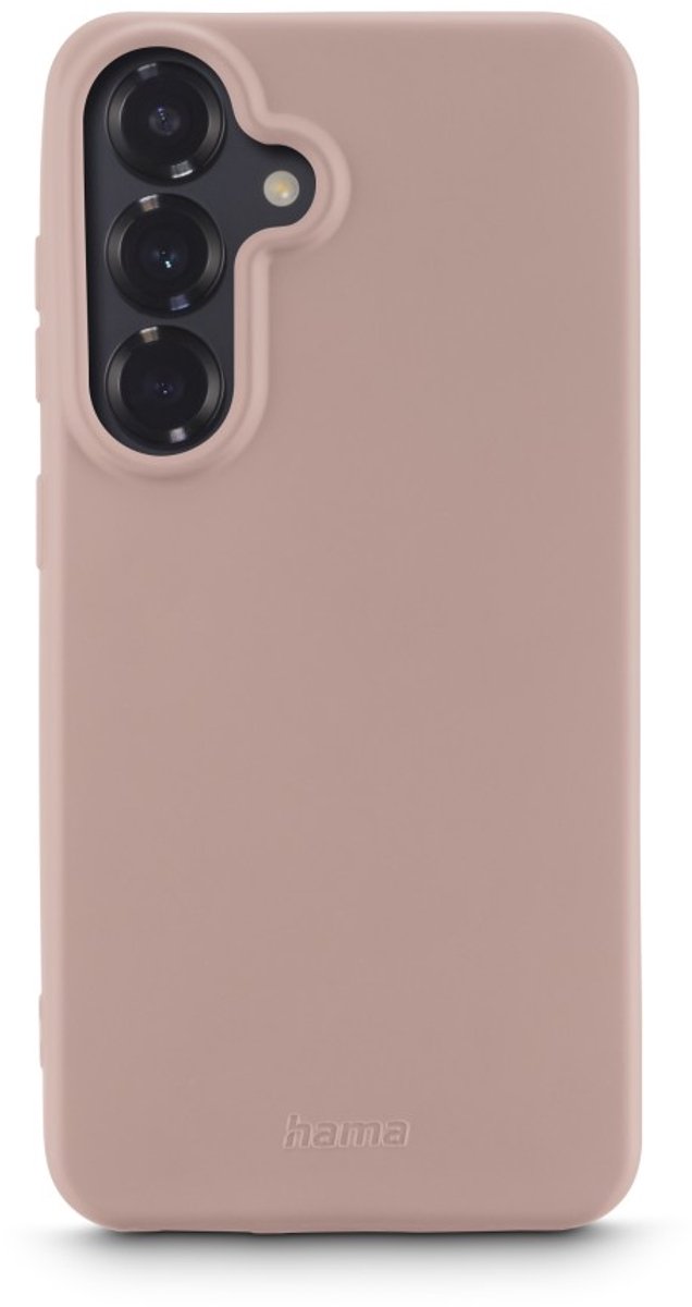 Hama hoesje geschikt voor Galaxy S25 - Fantastic Feel cover - Nude