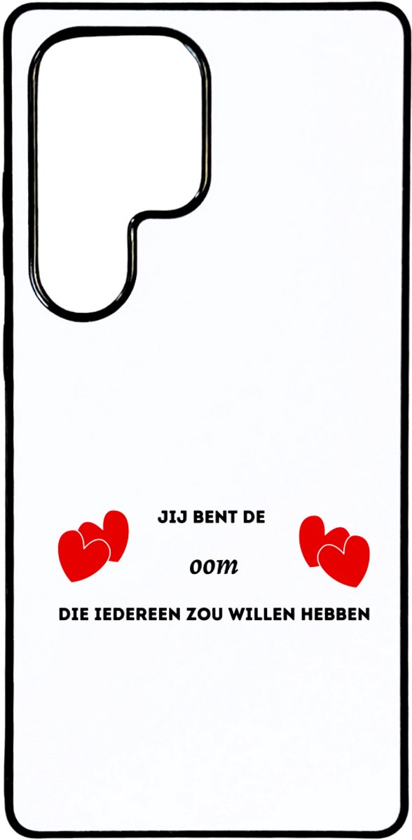 Hacebo® - jij bent de oom die iedereen zou willen hebben telefoonhoesje - Oom - geweldige oom - telefoonhoesjes - liefste oom - verjaardag - cadeau - kado - bedankje - geschenk - hoesje geschikt voor Samsung Galaxy S25 Ultra