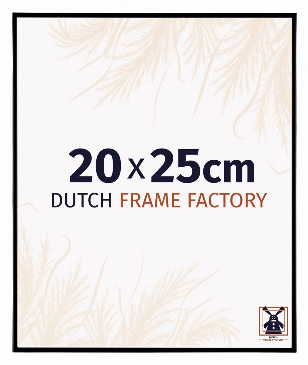 Dutch Frame Factory Fotolijst 20x25 cm - Kunststof - Zwart Mat - Easy