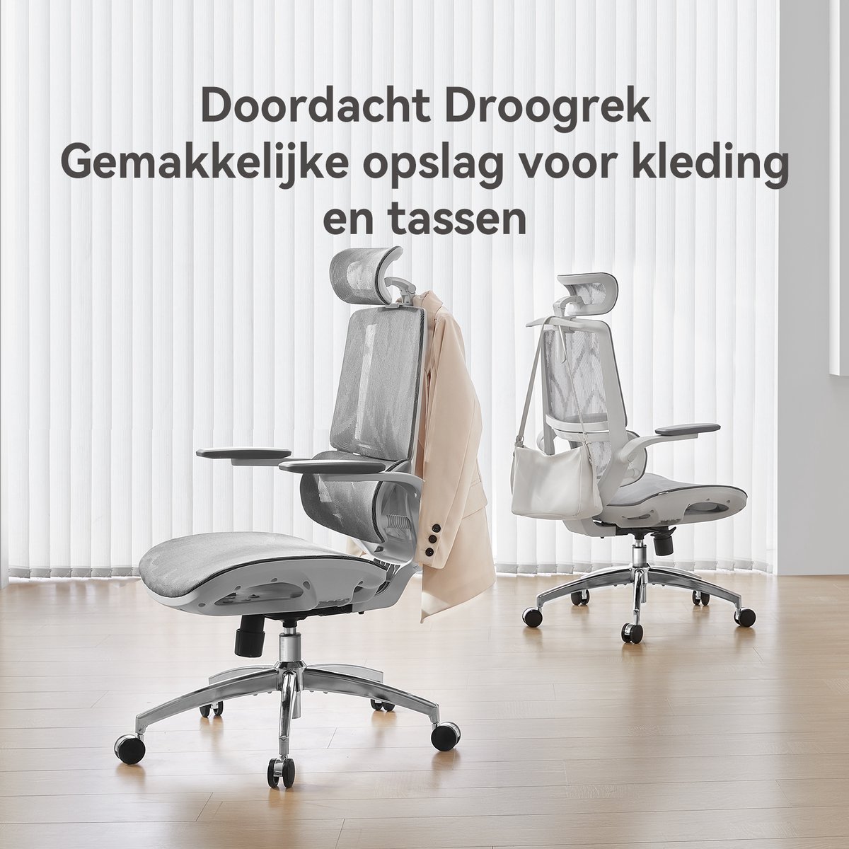 SIHOO M59AS Ergonomische Bureaustoel - 3D Opklapbare - afbeelding 2