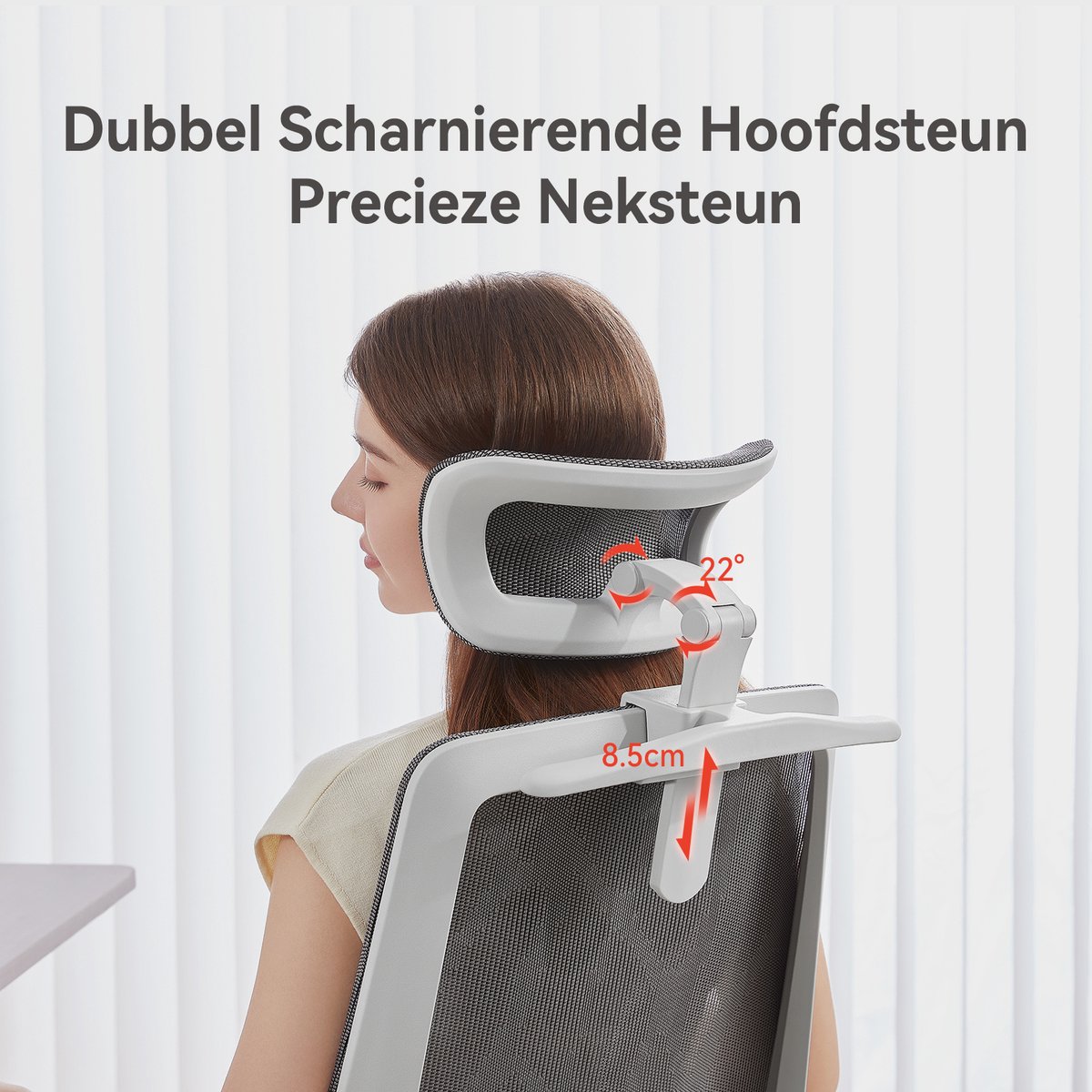 SIHOO M59AS Ergonomische Bureaustoel - 3D Opklapbare - afbeelding 2