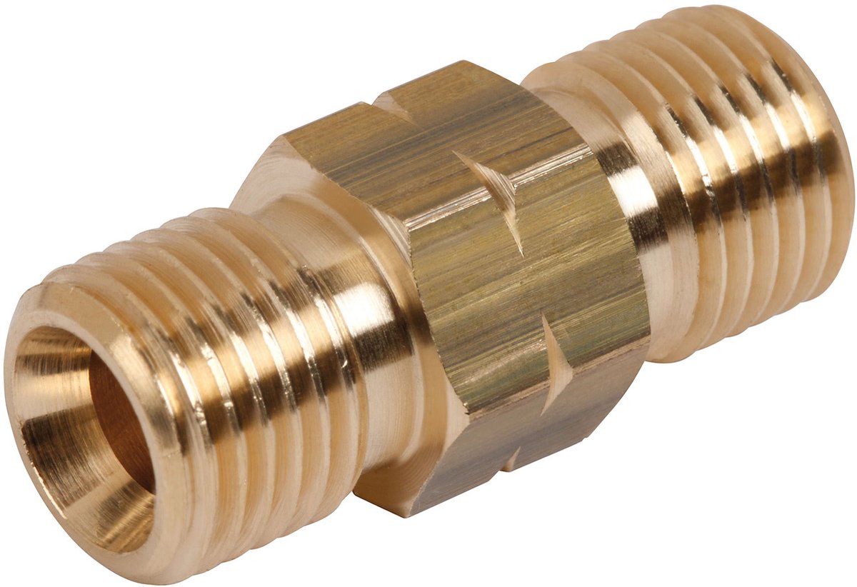 ROTHENBERGER Industriele dubbele nippel R1/4"L X R1/4"L...