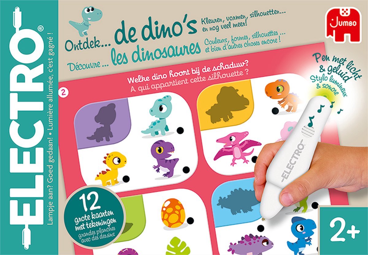 Jumbo - Electro Wonderpen - Ontdek de Dino's - Eduactief spel — afbeelding 4