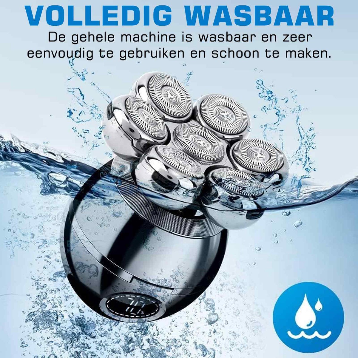 Ynkkvre - Elektrisch Scheerapparaat voor Kale Hoofd en Baard - afbeelding 3