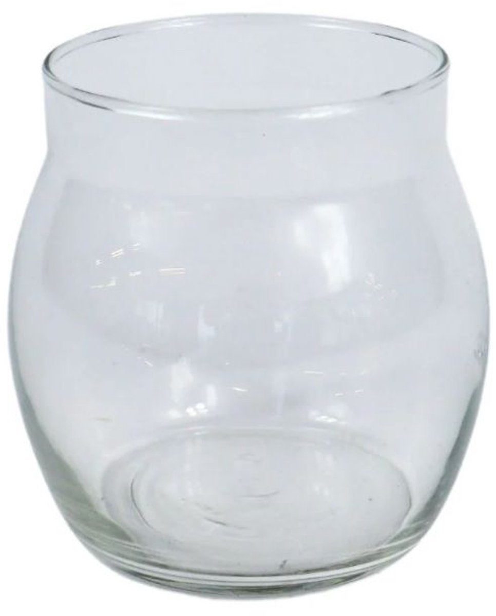 Theelichthouder - Glas - Transparant - D9,7XH10CM