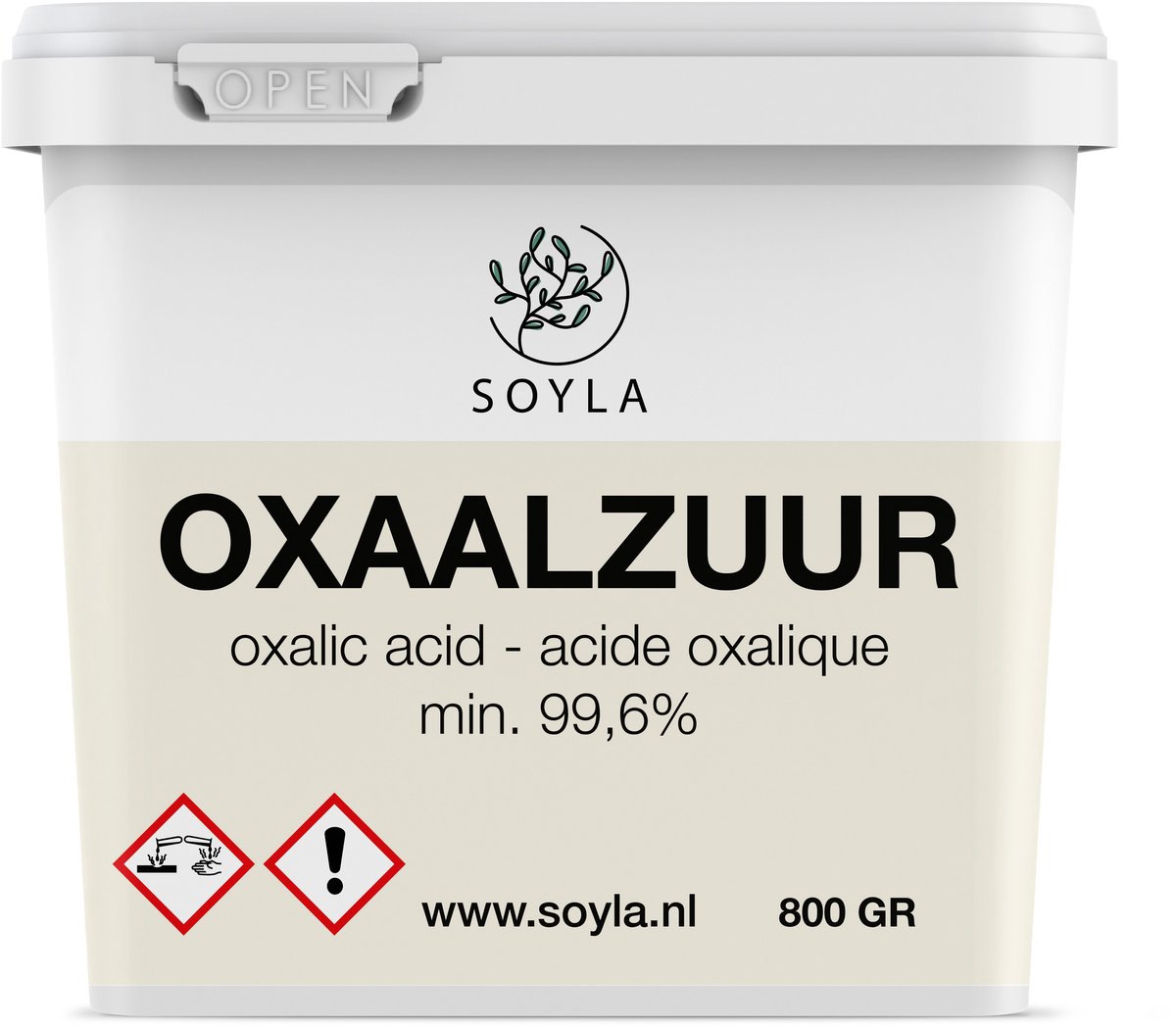 Oxaalzuur – 800 gram – Ontkalker – Antikalk – Roestverwijderaar – Ontweringswater