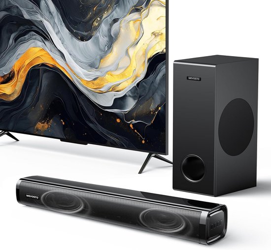 Soundbar 2.1-kanaals met Subwoofer Zwart - Soundbar - €187,93