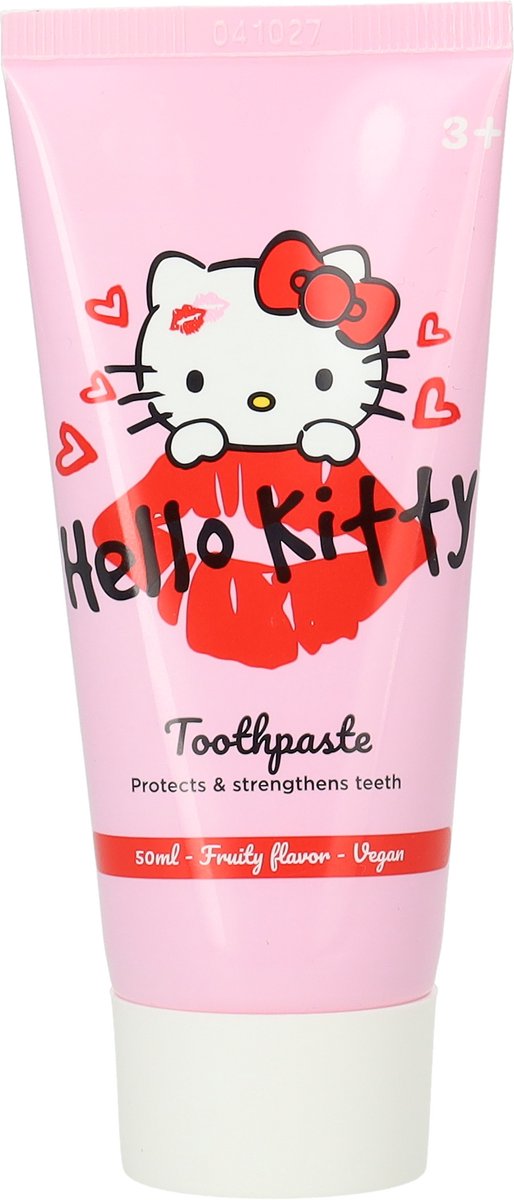 Hello Kitty Tandpasta voor Kinderen - Tandverzorging - Hello Kitty Producten - 50 ml - Fruitsmaak - Vanaf 3 Jaar - Roze