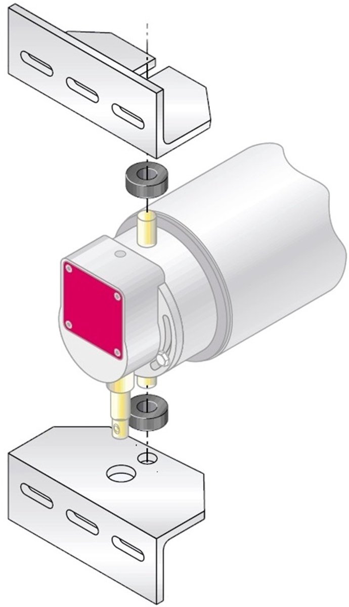 Motorsteun set tbv Simu T8 M (Simu T8 met noodhandbediening)
