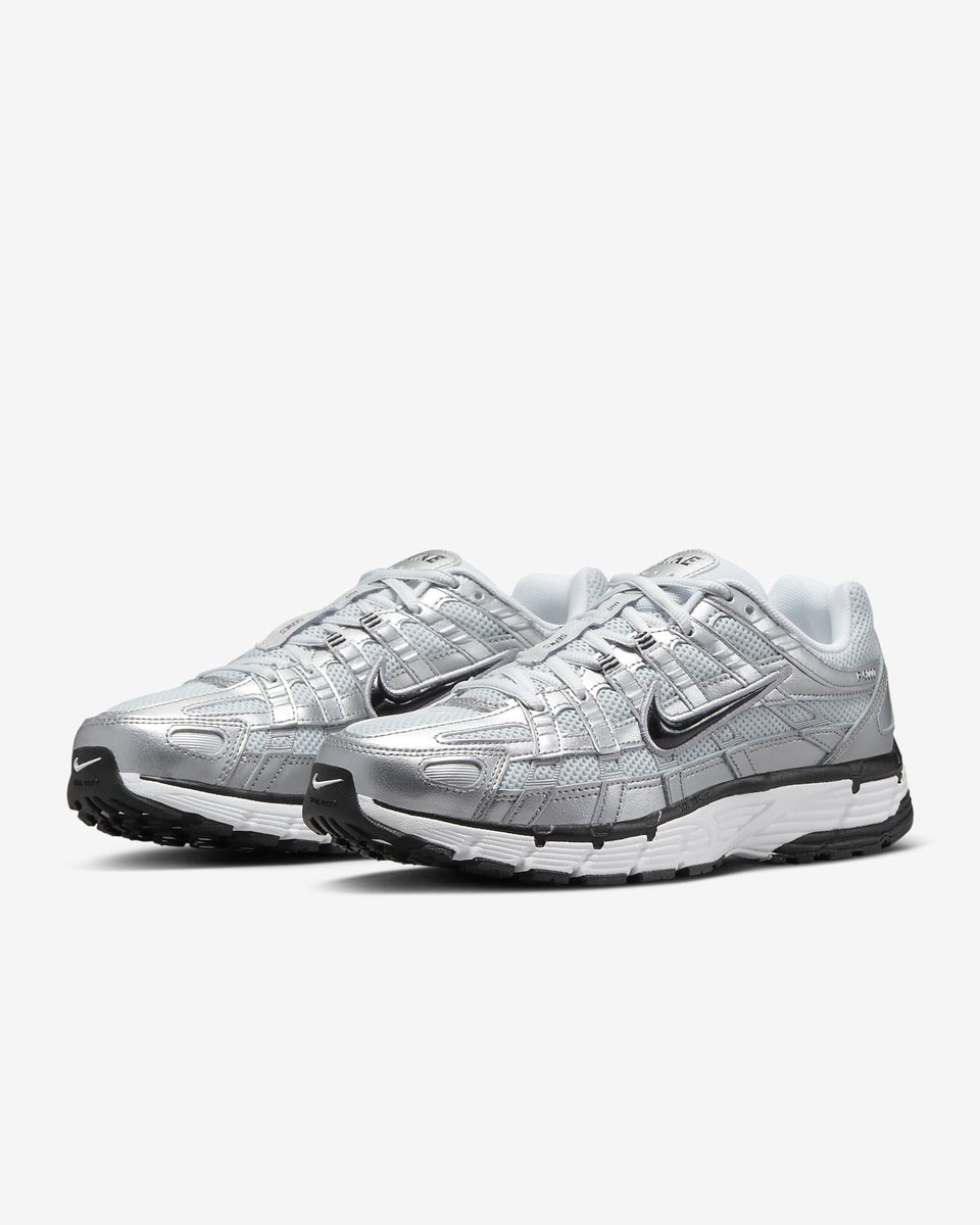 Nike P-6000 Metallic/Zilver/wit