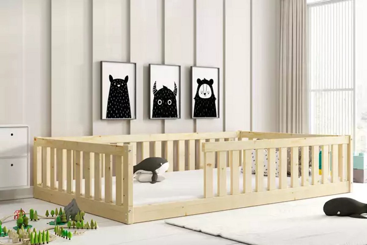 BMS - Kinderbed - 120 x 200 cm - Pine Wood - Bella Sima
