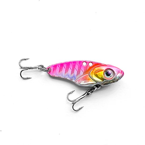 Set van 6 Vib Blade Lures - Vibrerend Kunstaas met 3D Ogen - Voor Baars, Snoekbaars, Snoek & Forel van Troutlook — afbeelding 3