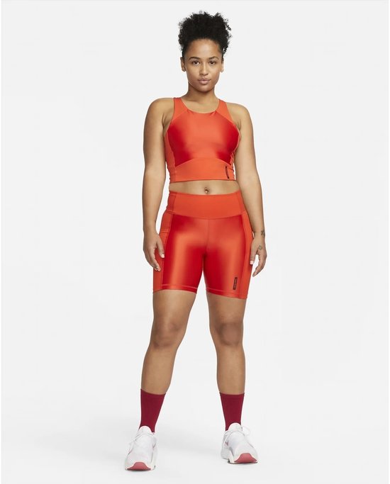 Nike pro - Dames - Gymshorts - Oranje - XXS van Nike — afbeelding 4
