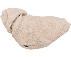 Hondentrui Trixie - Carson Hoodie Met Capuchon Zand - 30cm Ruglengte