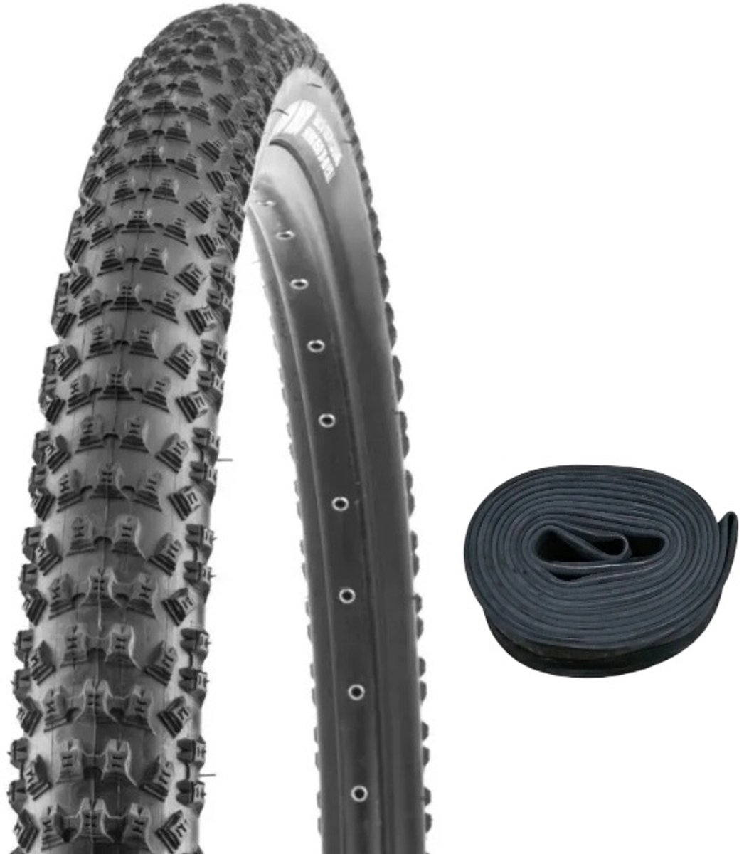 Set 29" Kenda Slant Six mountainbike band - Binnenband + Buitenband - 29x2.35 inch ERTRO 60-622 - Zwart