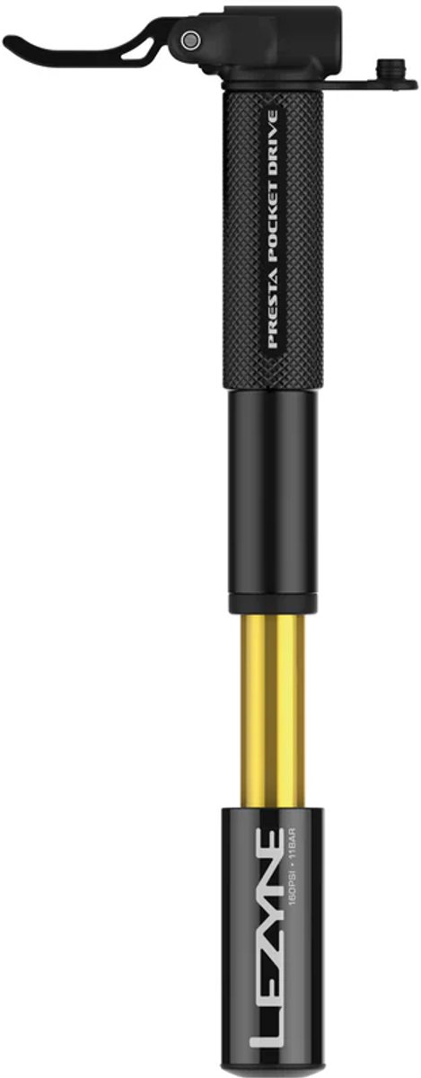 Lezyne Presta Pocket Drive Mini Pomp Zilver 160 Psi — afbeelding 3