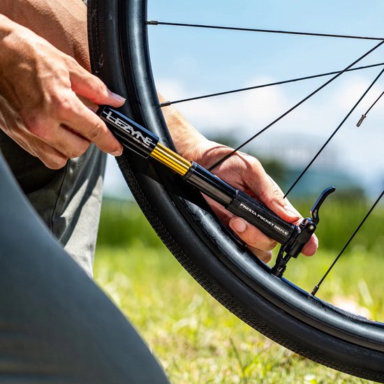 Lezyne Presta Pocket Drive Mini Pomp Zilver 160 Psi — afbeelding 4