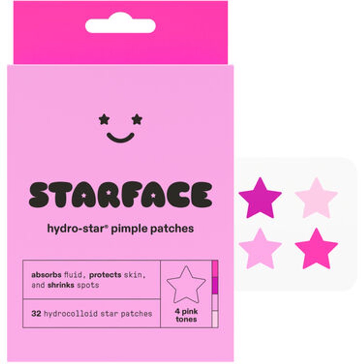 Starface Hydro Star Pimple Patches - Pink Tones 32 Stuks [Limited Edition]