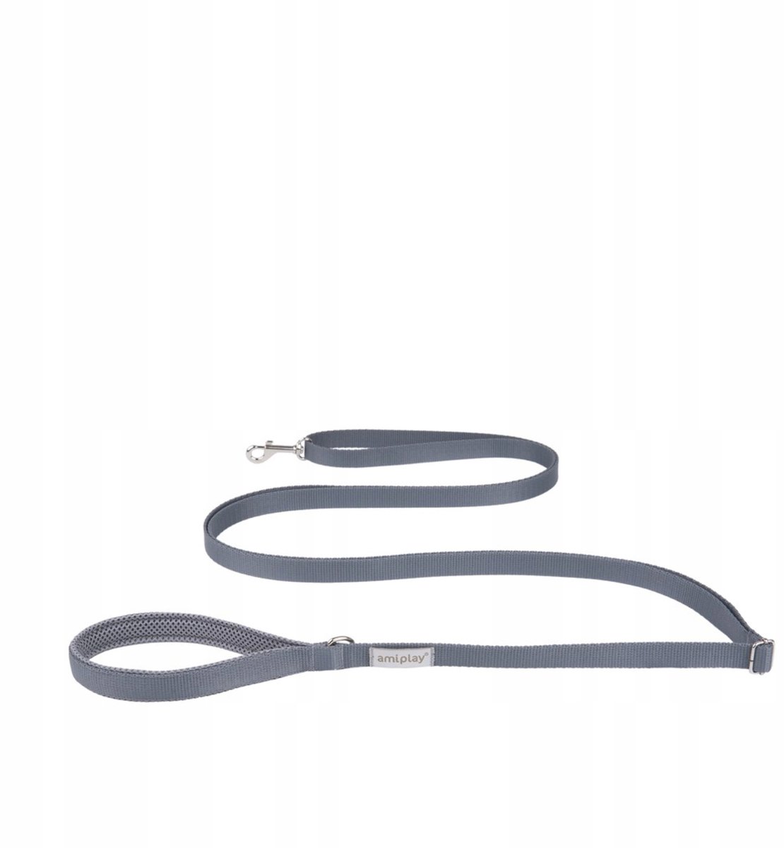 Amiplay Samba Verstelbare Hondensnoer Easy Fix XL Grijs 160-300 cm