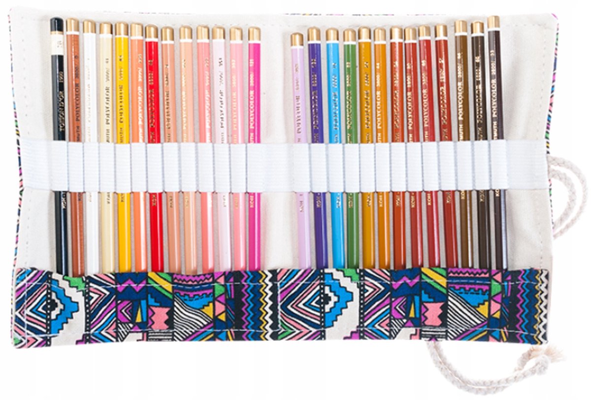 Koh-I-Noor Polycolor Kleurpoldoden Set 24 Kleuren met Etui