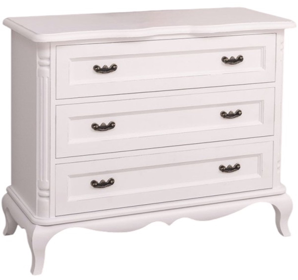 Klassieke ladekast/dressoir Versailles met Queen ann poten -110 cm- (PS646)