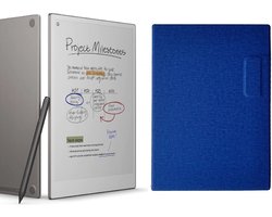 reMarkable® Paper Pro met Marker Plus en Blauwe Magnetische Hoes