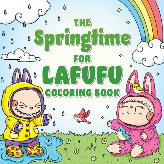 Lafufu Activity Books-The Springtime for Lafufu Coloring Book