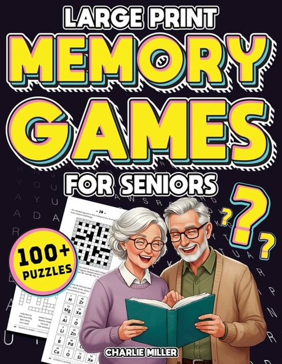 Memory Games for Seniors (Large Print) - cover