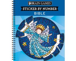 Brain Games - Sticker by Number- Brain Games - Sticker by Number: Bible (28 Images to Sticker)
