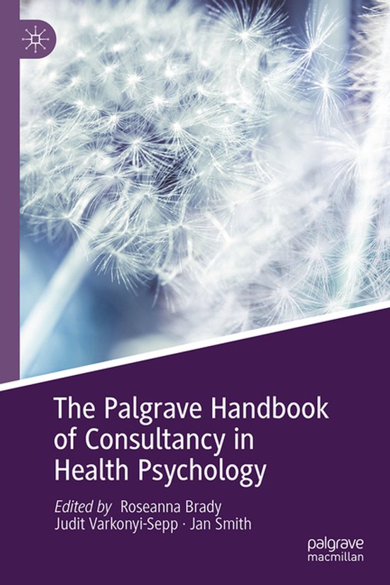 The Palgrave Handbook of Consultancy in Health Psychology - cover