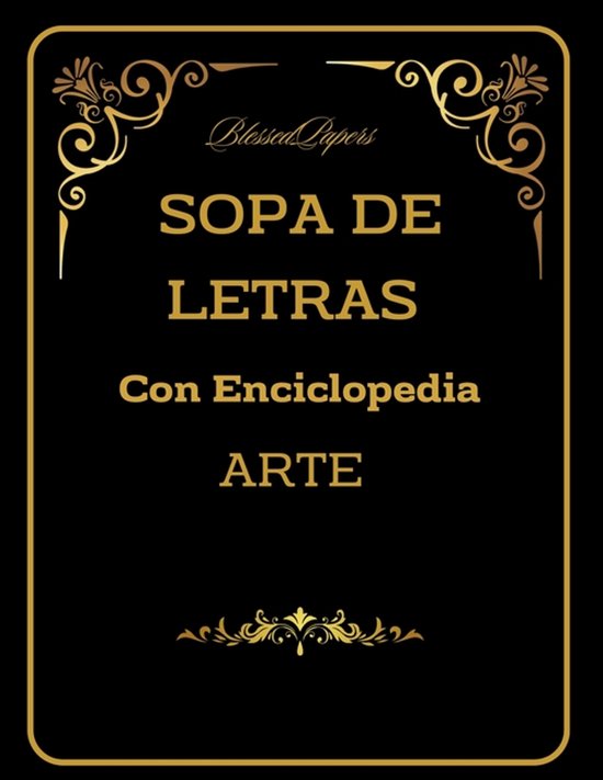 Sopas de Letras Con Diccionario- Sopa de Letras. Arte - cover