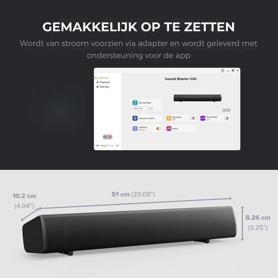 SNJY® Soundbar - TV Speaker - Home Cinema - Gaming Soudbar - Zwart van SNJY — afbeelding 3