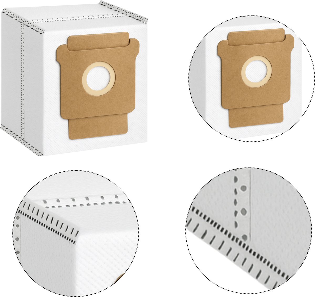 Stofzuigerzak voor iRobot Roomba Combo 105 / 405 Plus / 505 Plus / Max 705 stofzakken voor schone basis [Set 10] thumbnail 6