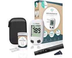 Go-Keto | Kickstart Set | Ketone & Bloed Glucose Meter (mmol/L) | 1 x Go-Keto Kickstart Set | Ketose dieet | Ketonentest