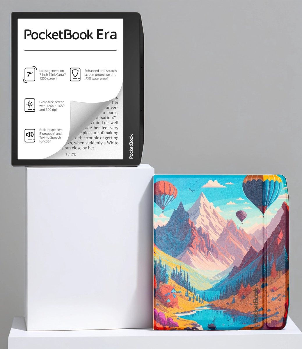PocketBook Era 16 GB + Balloon print Flip Cover