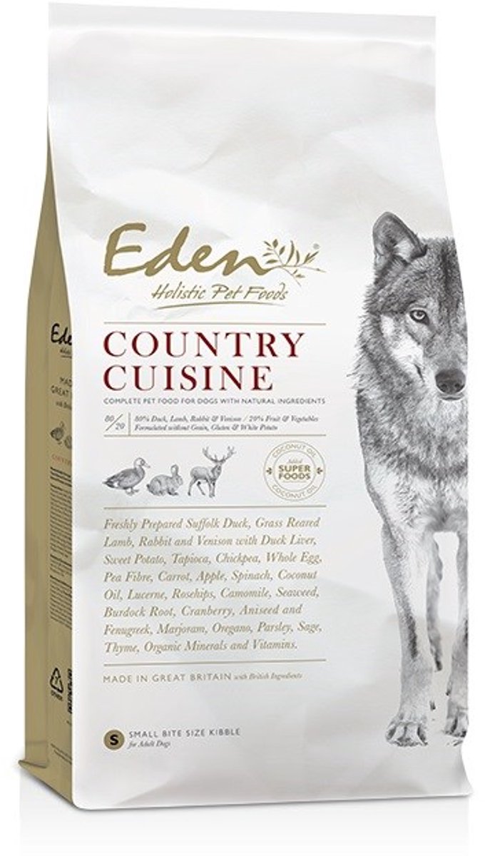 Eden Eden Original Cuisine - Droogvoer voor Kleine Honden - Volledig & Natuurlijk - Ondersteunt Spijsvertering & Vachtgezondheid - 6 kg