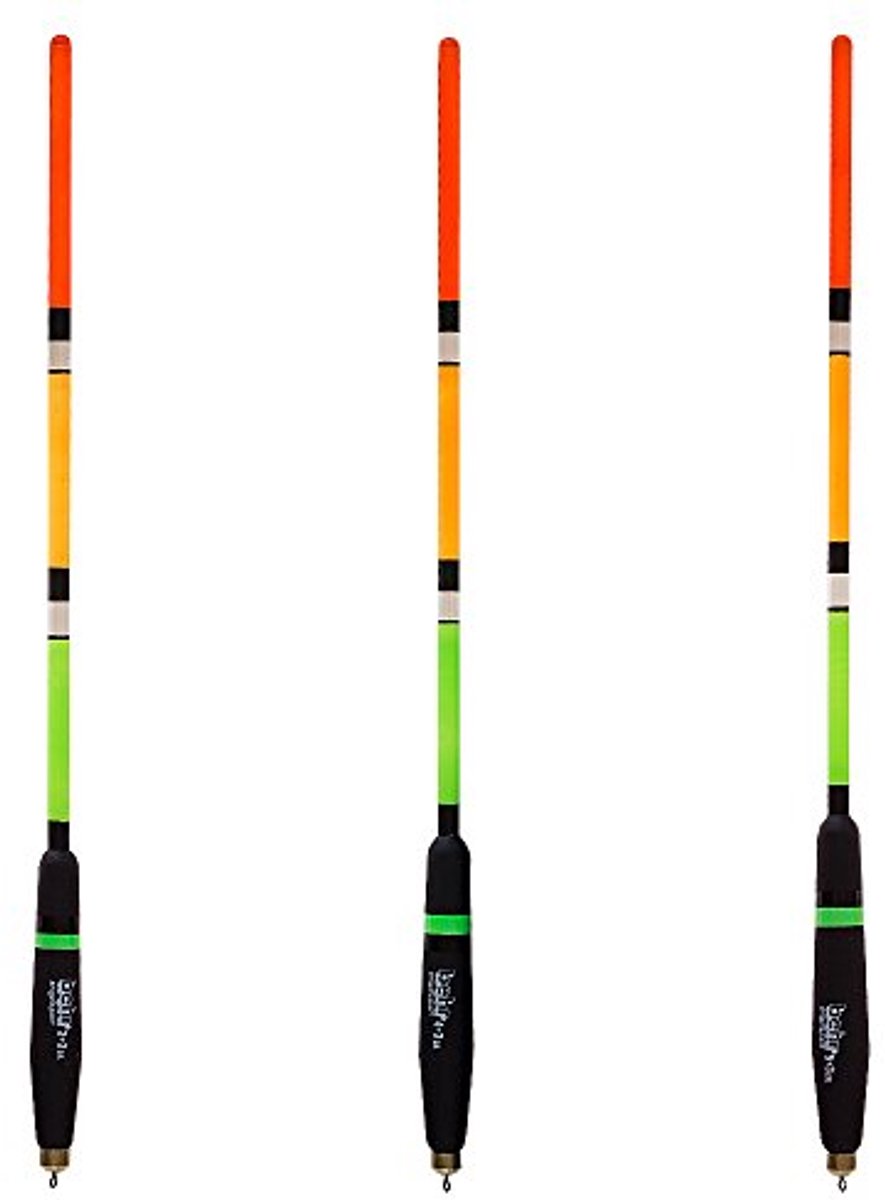Karper Visgerei Dobbers Set - 3 Waggler Floats - Veelzijdige Poses in Meerdere Gewichten