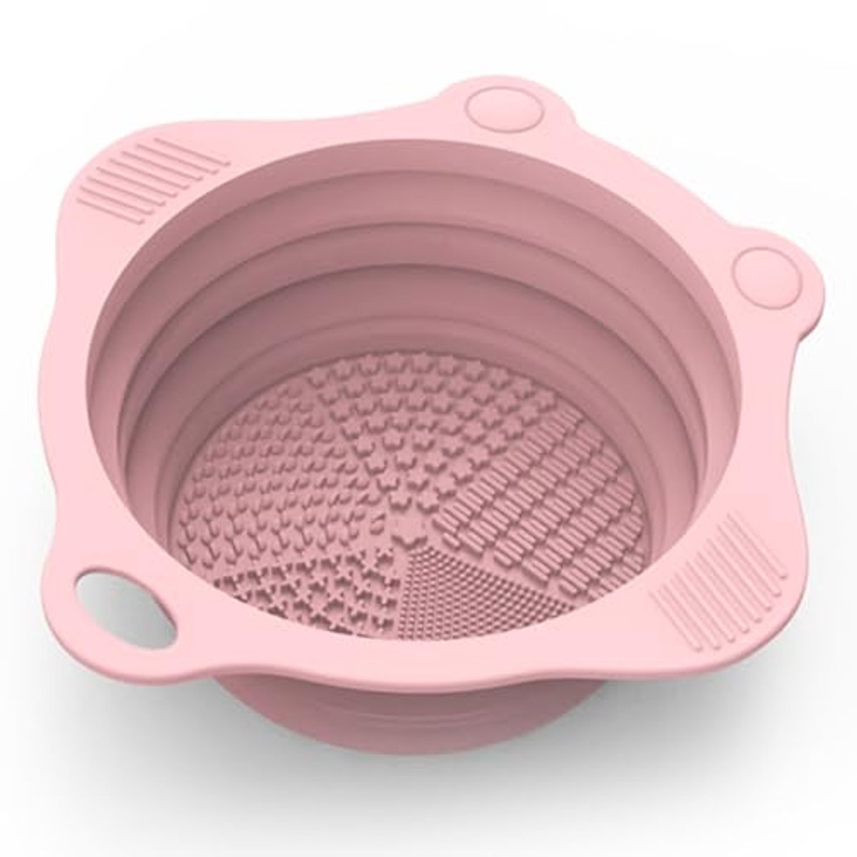 Opvouwbare siliconen make-up borstel reiniger pad voor make-up borstels en sponzen