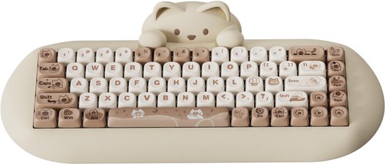 DailySupplies® Mechanical Keyboard - Mechanisch Toetsenbord Gaming - Bruin