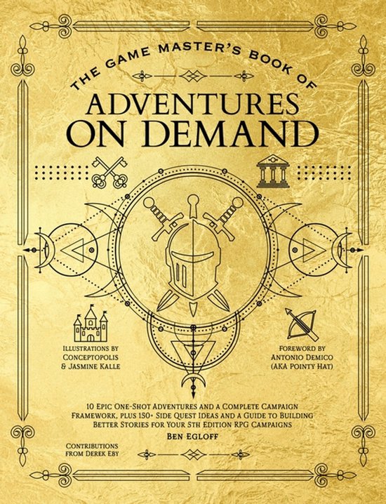 Game Master-The Game Master's Book of Adventures on Demand - cover
