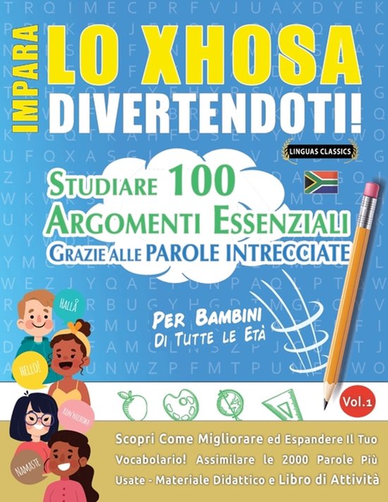Impara Lo Xhosa Divertendoti! - Per Bambini - cover