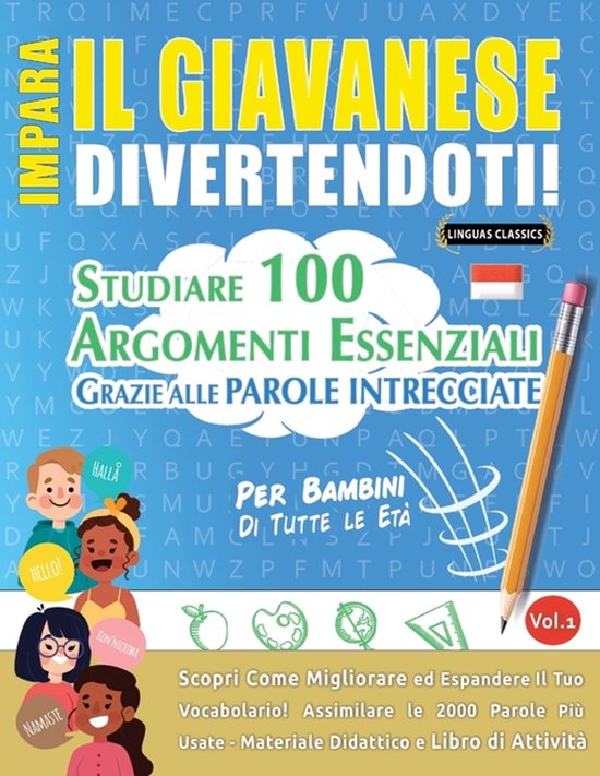 Impara Il Giavanese Divertendoti! - Per Bambini - cover