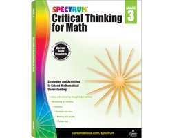 Omslag van Spectrum Critical Thinking for Math, Grade 3